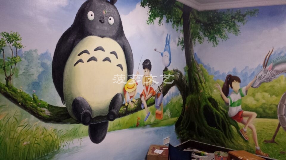 墙体彩绘-无锡马山儿童房 (12)