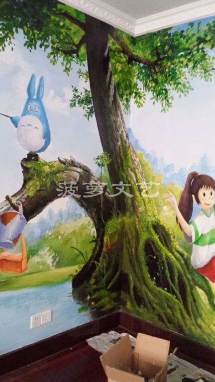 墙体彩绘-无锡马山儿童房 (14)