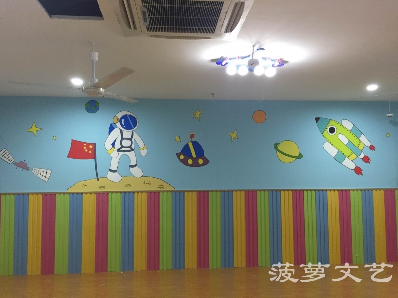 无锡墙绘-周夏幼儿园墙绘- (0)