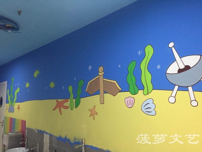 无锡墙绘-周夏幼儿园墙绘- (9)